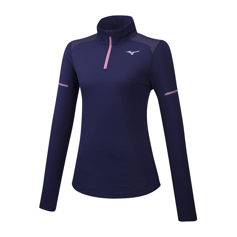 Womens Mizuno Alpha LS HZ Running Tops Purple Philippines (ICODES460)